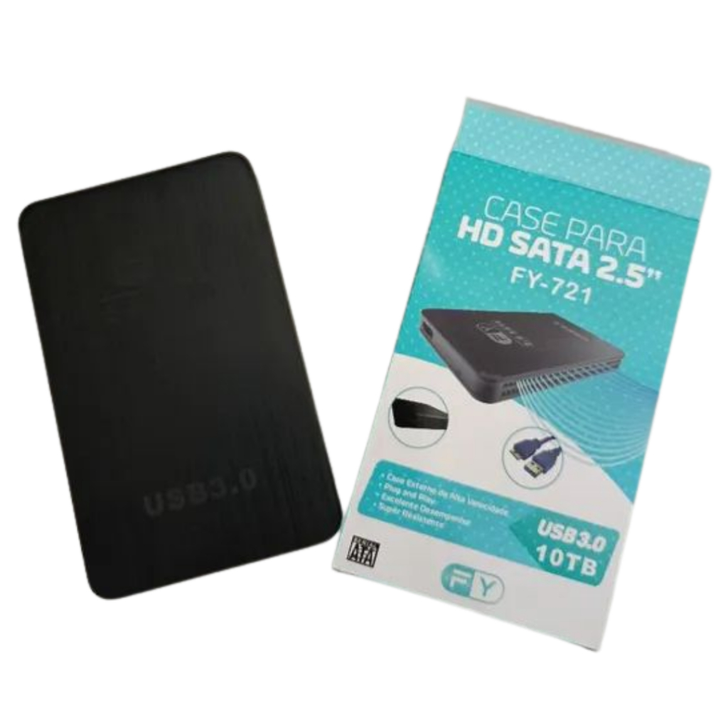Case Hd Ssd Externo Usb 3.0 Sata 2.5 Adaptador Notebook Pc xbox ps4