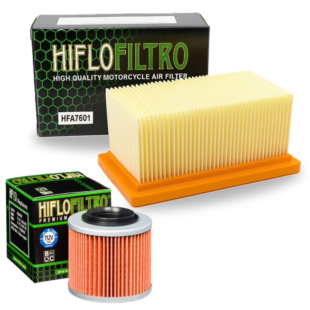 Kit de Filtros P/ Bmw Gs 650 2009-2016 / F650 Gs 2000-2007 (Filtro de Óleo + FIltro de Ar) Hiflo