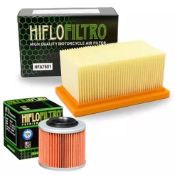 Kit de Filtros P/ Bmw Gs 650 2009-2016 / F650 Gs 2000-2007 (Filtro de Óleo + FIltro de Ar) Hiflo