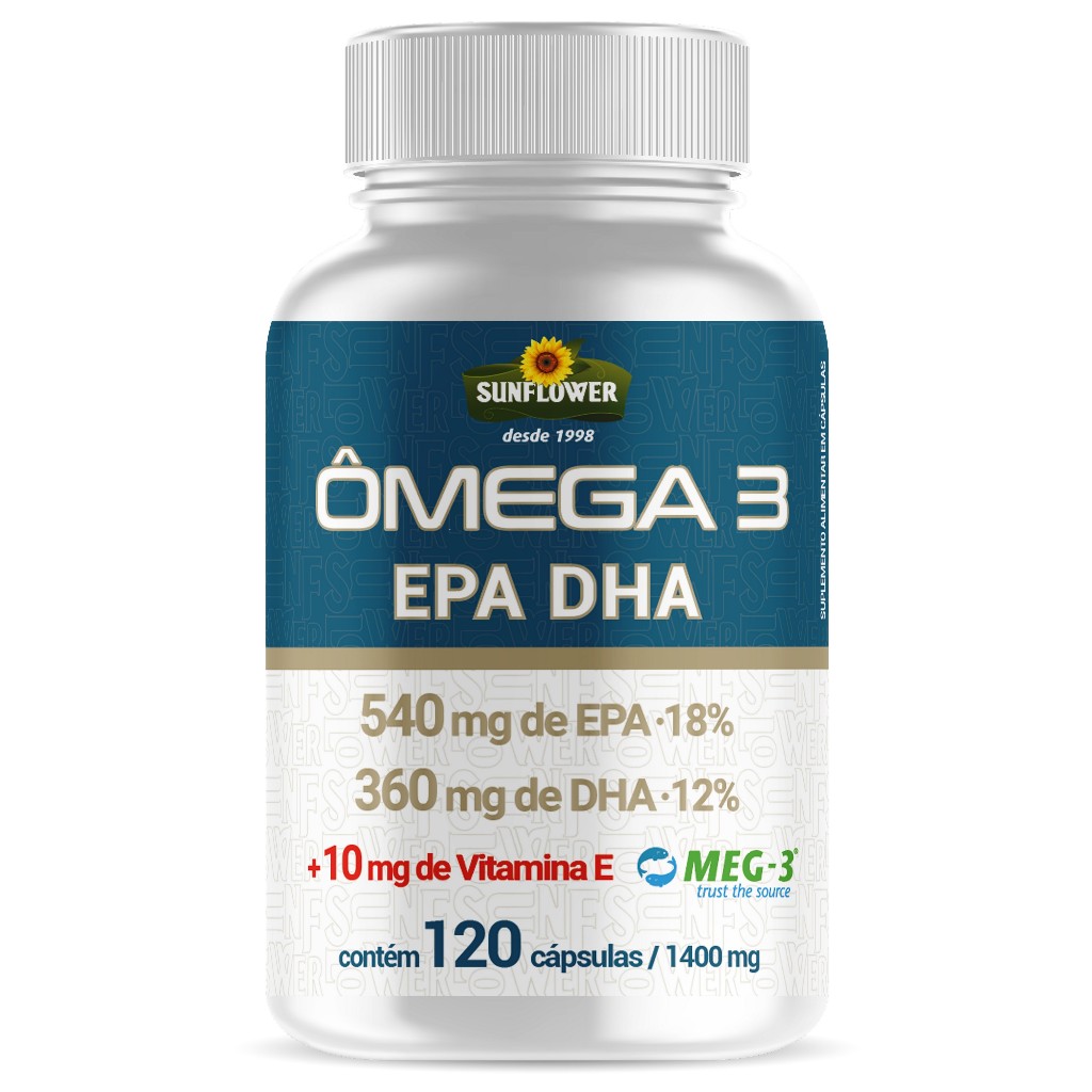 Ômega 3 1400mg Altos Níveis EPA DHA | Omega 3 + Vitamina E em Cápsulas Óleo de …