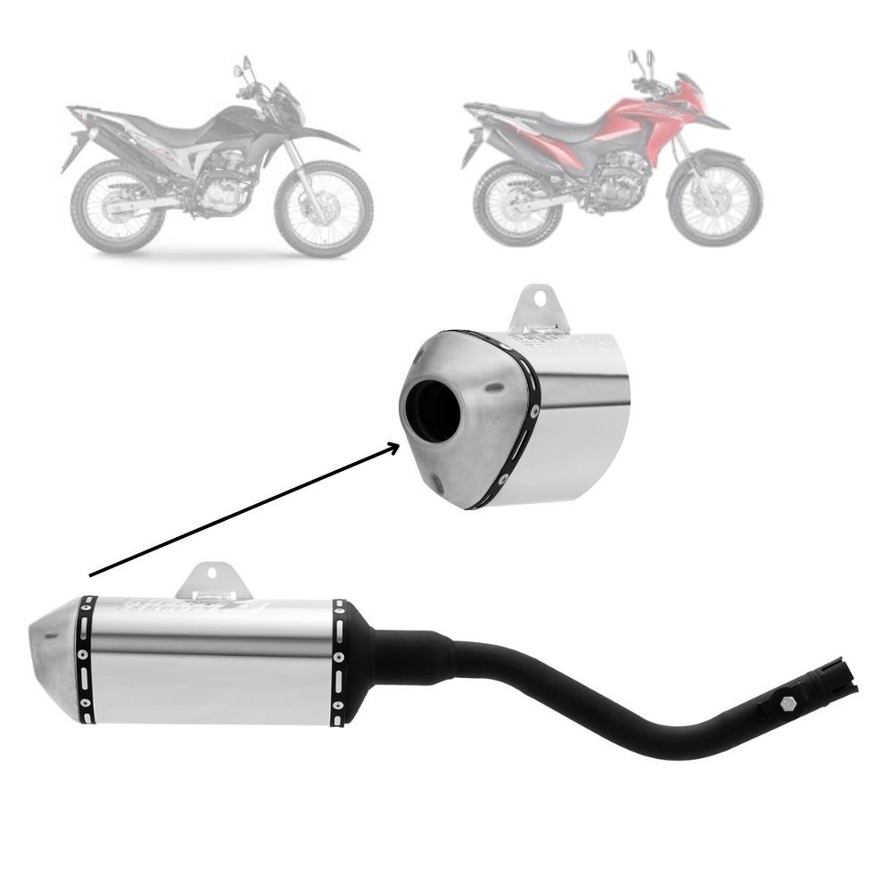 Escapamento 160 Ponteira Bros 2015 Até 2020 Pro Tork Mini 3 Stamp Xre 190 2016 A 2019 Esportivo em Oferta na Shopee