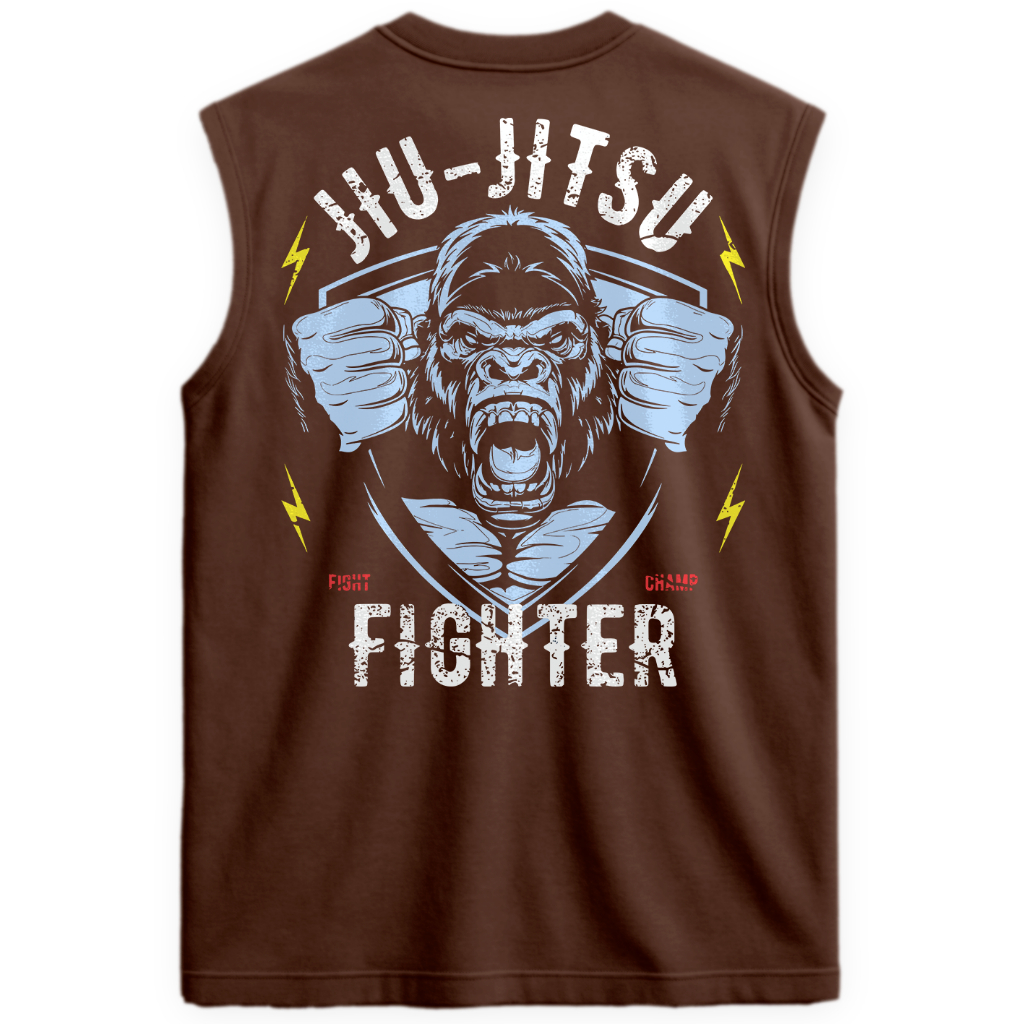 Regata Oversized Gorilla Jiu Jitsu Camiseta Luta Artes Marciais Urban Casual em Oferta na Shopee