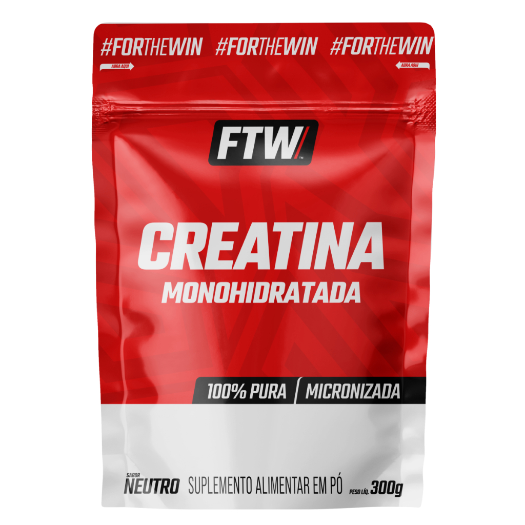 Creatina Monohidratada 300g REFIL 100% Pura Ftw