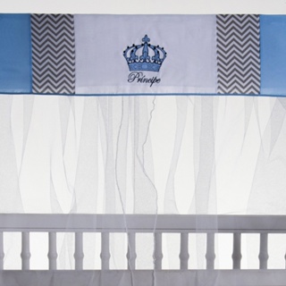 Mosquiteiro Para Berço Americano com Bando Coroa Menino Menina Resistente em Oferta na Shopee