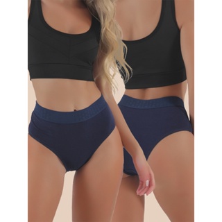 Kit 3 Calcinhas Femininas Tangão Caribe Algodão em Oferta na Shopee