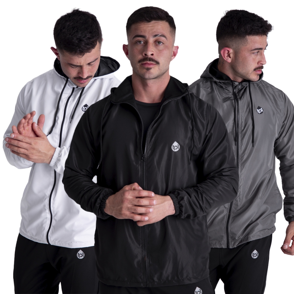 Kits Jaquetas Corta Vento Forrada Masculina Impermeável Frio inverno Type One