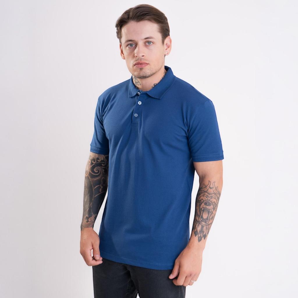 Camiseta Gola Polo Piquet Masculina Algodão Premium em Oferta na Shopee