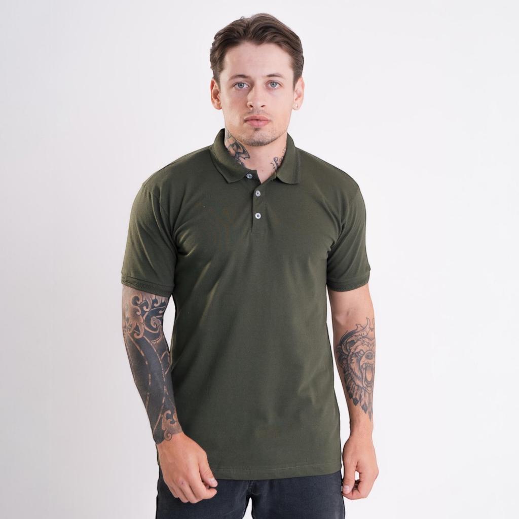 Camiseta Polo Piquet Masculina 100% Algodão Premium em Oferta na Shopee