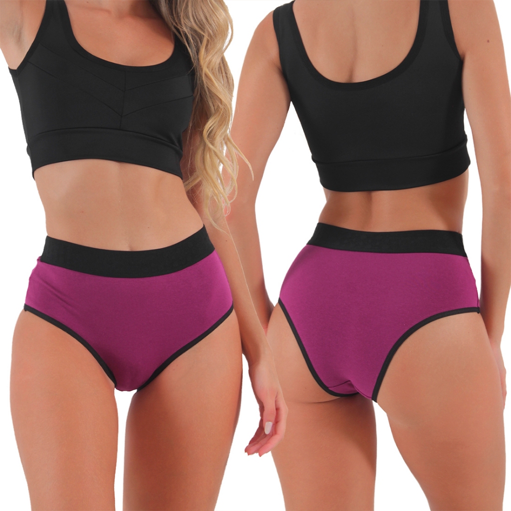Detalhes do Kit 10 Calcinhas Femininas Tangão Caribe Algodão Cintura Alta