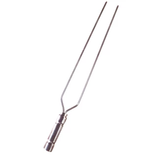 Espeto de Alumínio 50 cm (duplo) Churrasco