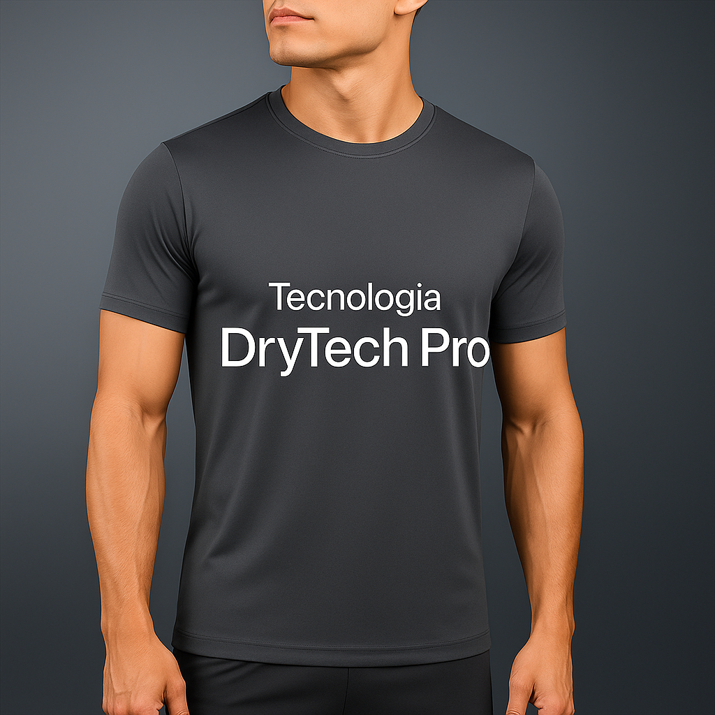 Camiseta Dry Fit Pro Anti Odor Masculina Treino Academia Leve Poliéster Premium Esportivo Respirável