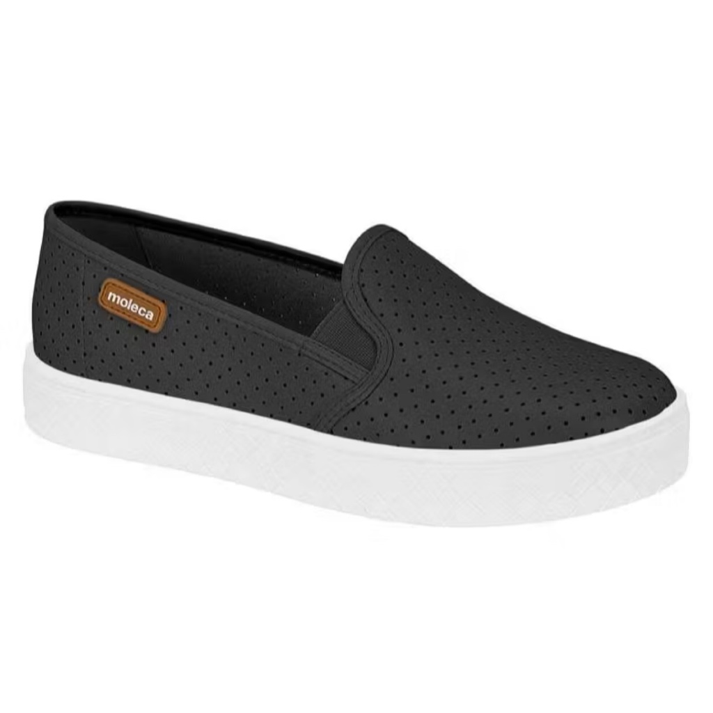 Tenis Feminino Casual Platform slip on Moleca Original 5712.304 em Oferta na Shopee