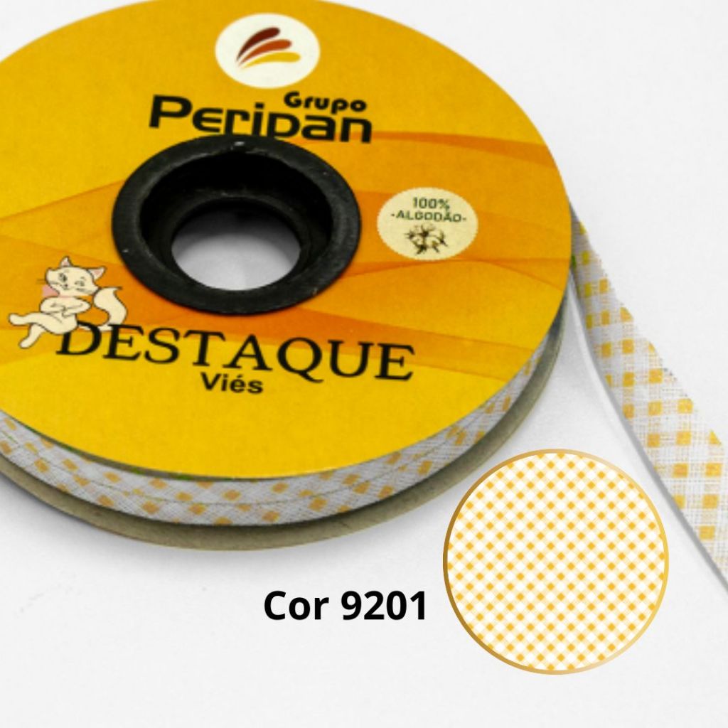 Viés Algodão Estreito Estampado 24mm Destaque-Peripan- Tijuca 20m — imagem 2 de 2