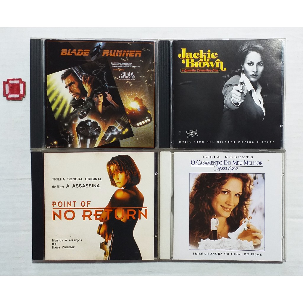 Cd Blade Runner + Jackie Brown + Assassina + Casamento = 4 Cds