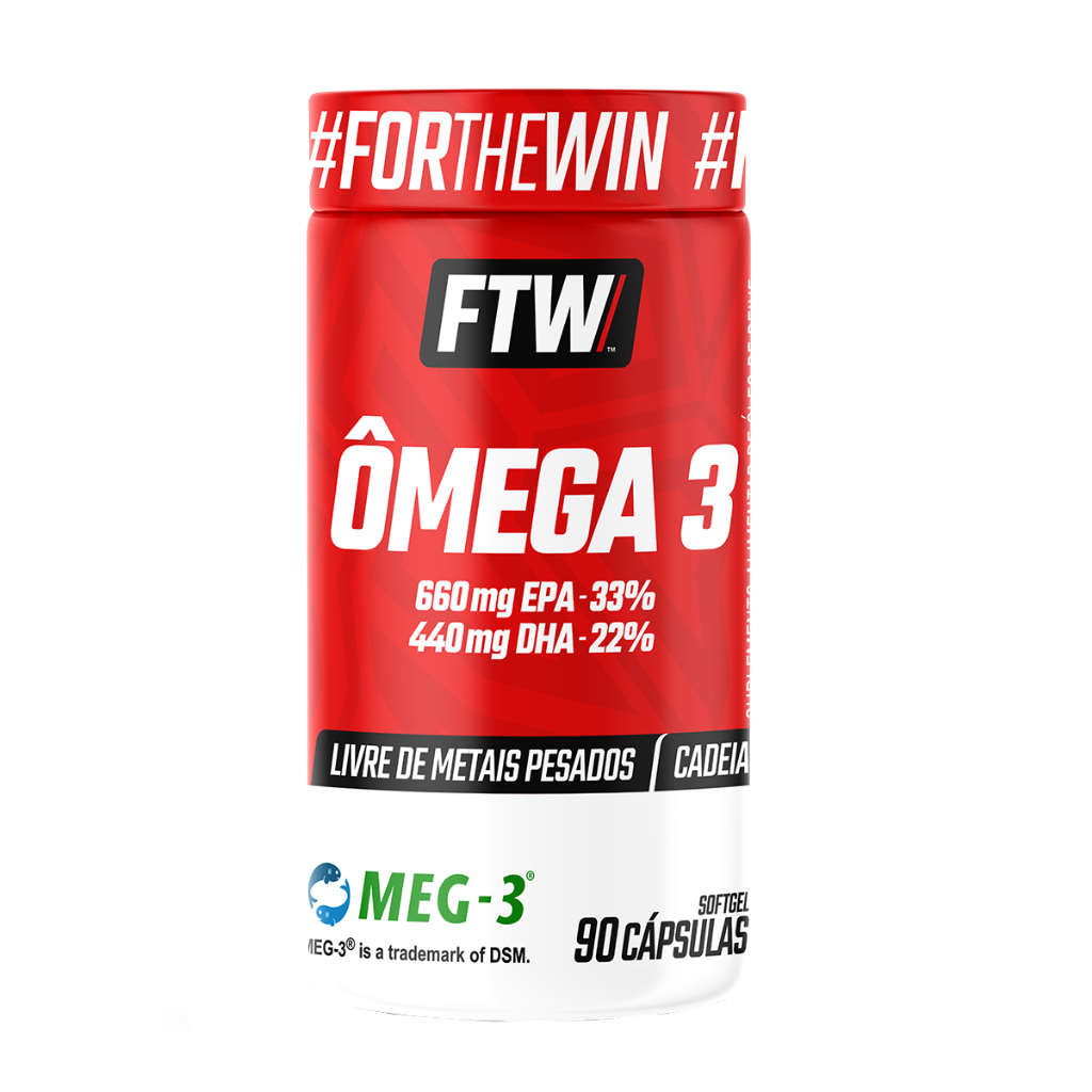 Ômega 3 Meg3 Pote 90 Cápsulas  FTW - Health