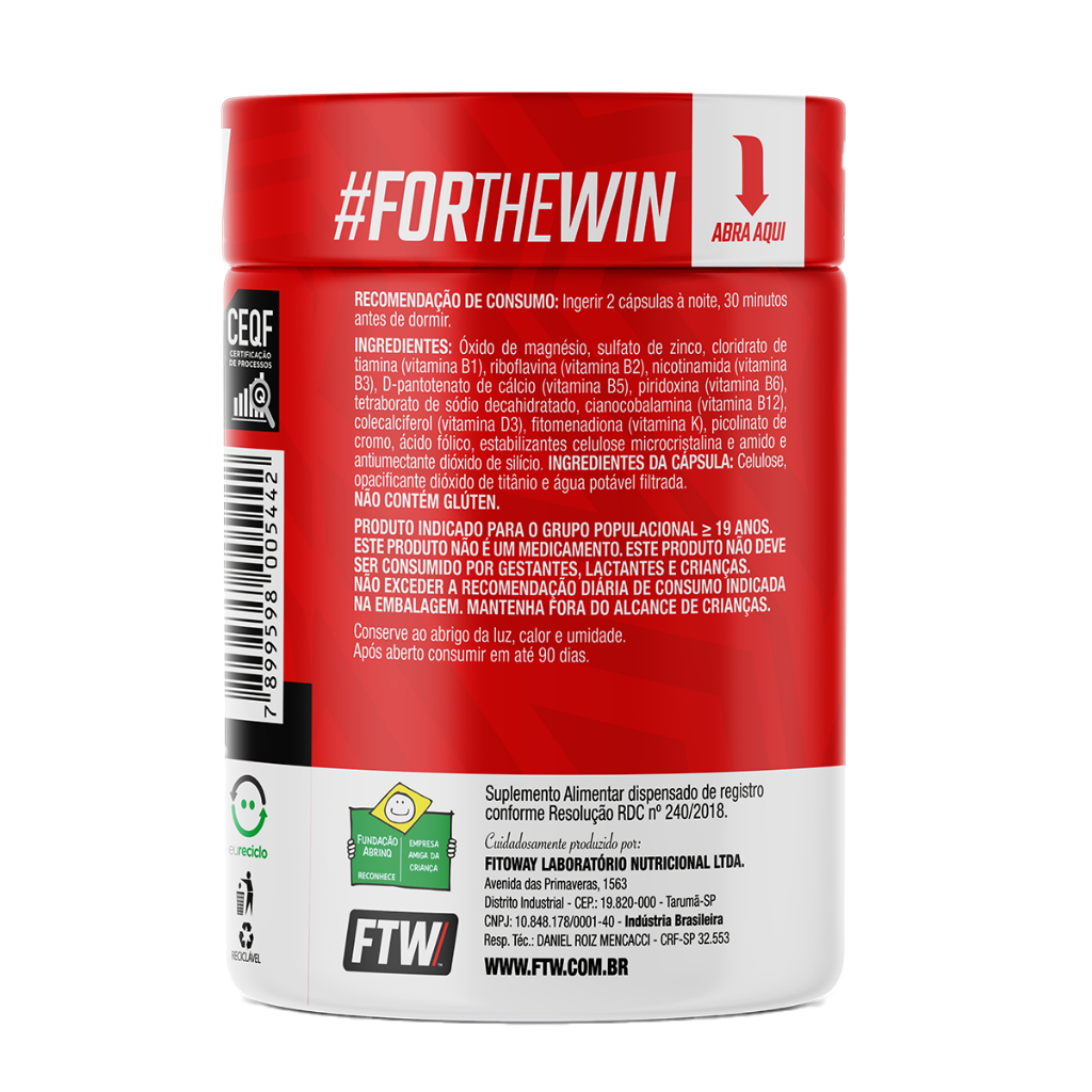 Detalhes do FTW Testomil Pote 60 Cápsulas - Manutenção Testosterona