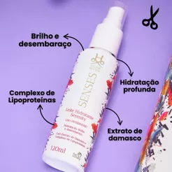 Leite Hidratante Pet Cães Gatos Hydra Pet Spa Senses Serenity 120mL