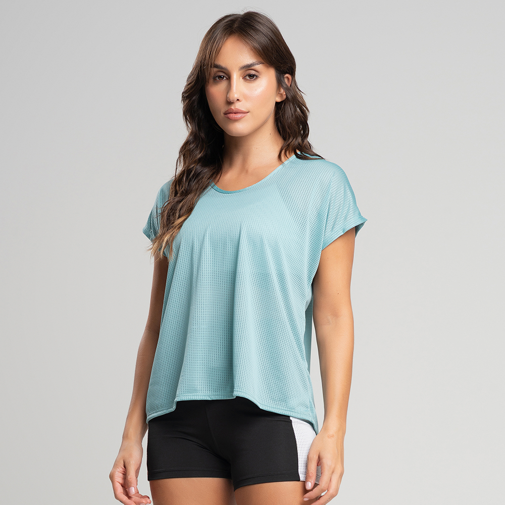 Blusa dry feminina academia fitness em Oferta na Shopee