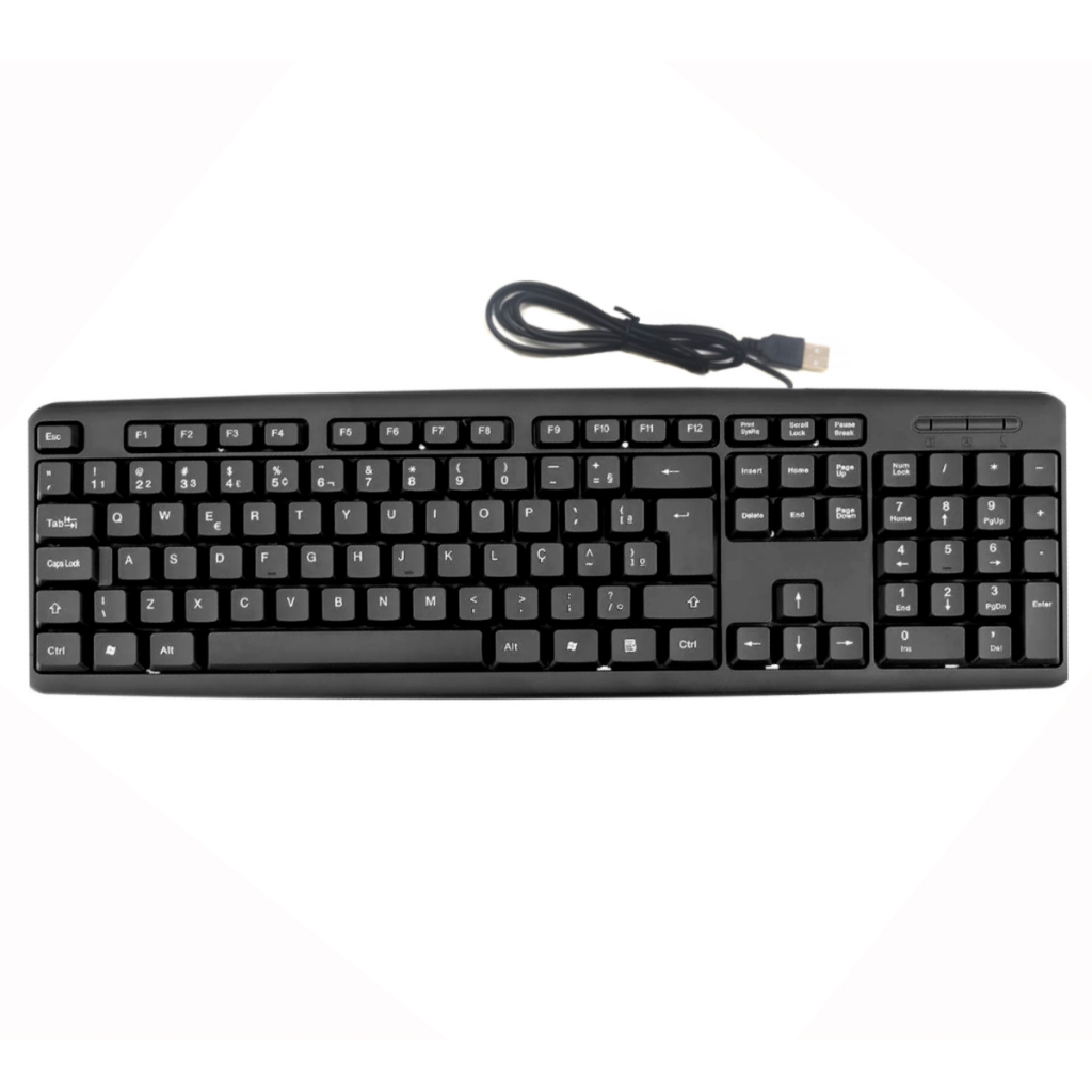 Teclado Office Usb Abnt2 107 Teclas tpc058  tpc-058