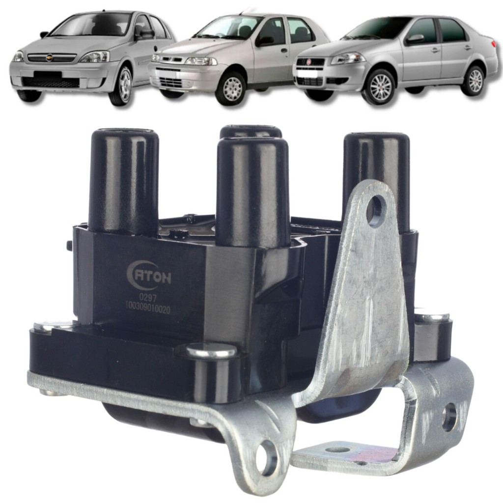 BOBINA DE IGNIÇÃO FIAT PALIO SIENA 1.8 8V 2003/ GM CORSA MERIVA