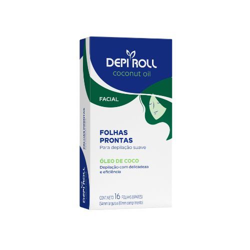 DEPI ROLL FOLHAS PRONTAS FACIAL 8 PARES COCONUT