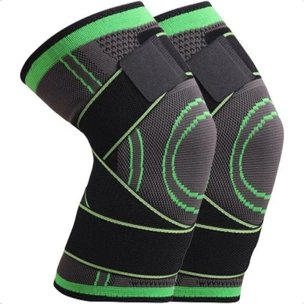 Par 2 Joelheira Compressão Tensor Alívio Estabiliza Dores Joelho Crossfit Ortopedica Meia Articulada em Oferta na Shopee