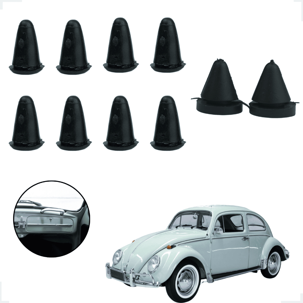 Kit Buchas Friso Painel Fusca Autofalante Radio Porta Luvas