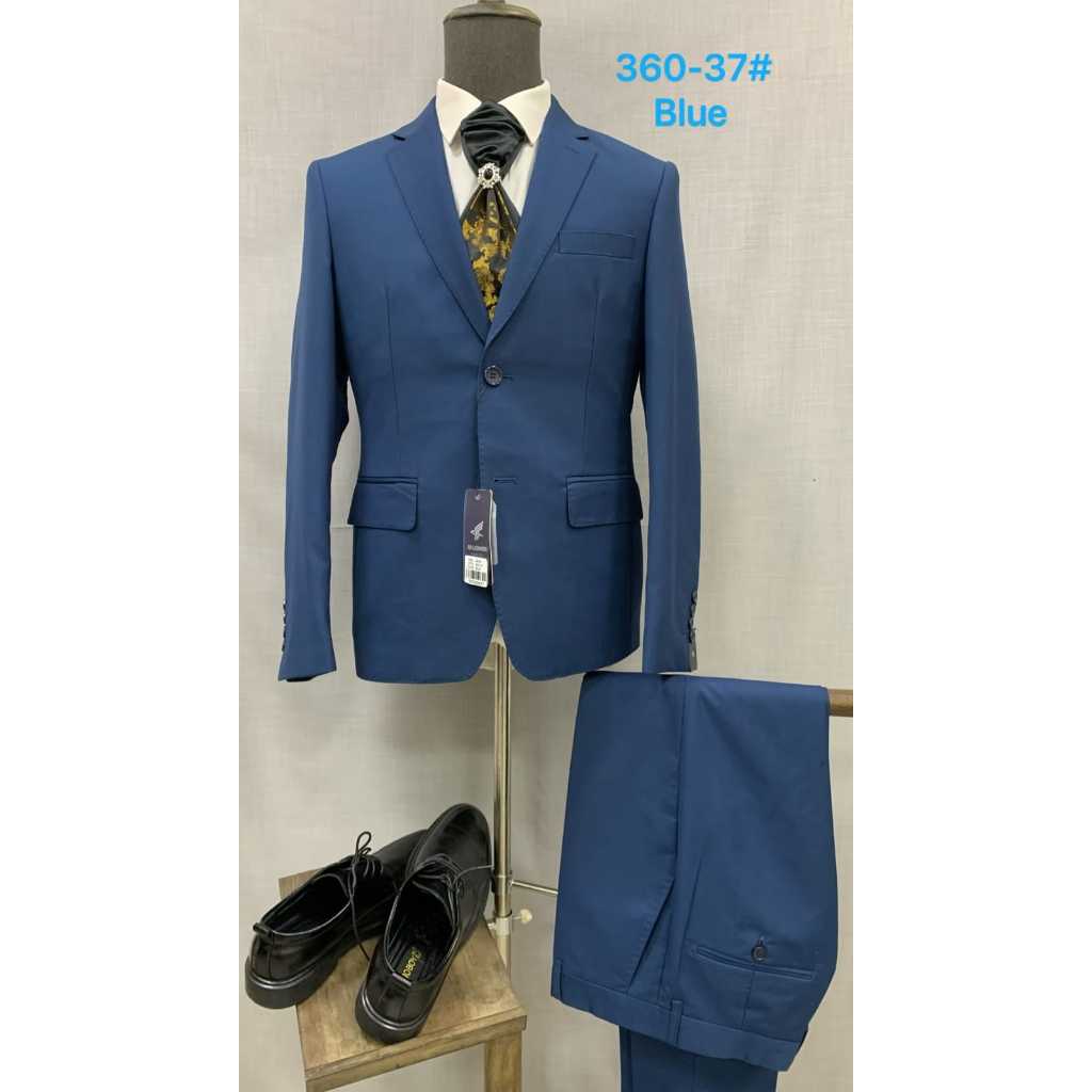 Dilomon Terno Slim Pv 2B Liso - 360-37, Azul