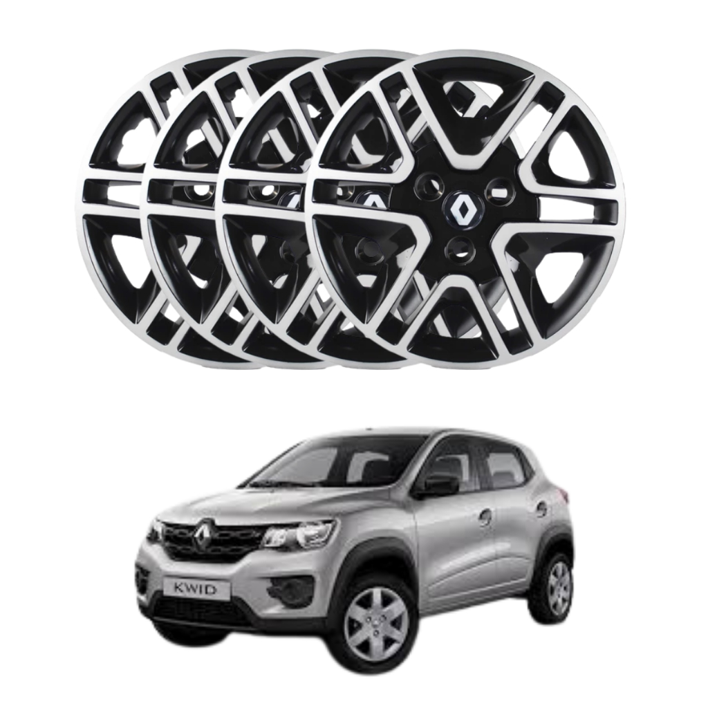 Jogo 4 Calotas Kwid 2018/2019/2020 Aro 14 Modelo Original Pintura Esportiva
