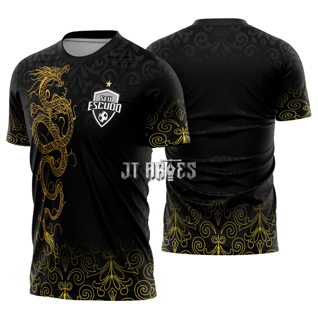 Camiseta camisa personalizada futebol amador/várzea/pelada com nome e número de jogador mod 170