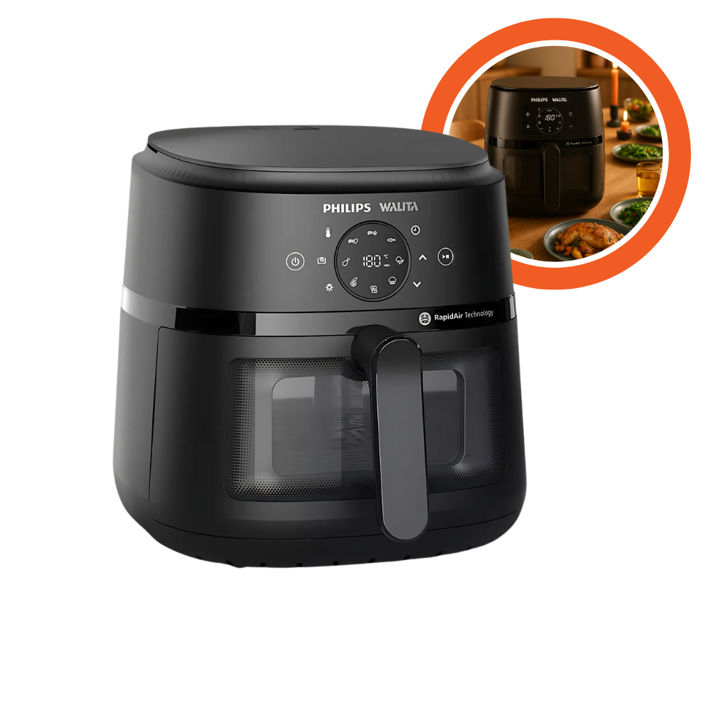 Fritadeira Air Fryer 6,2l Philips Walita Na230 - Fritadeira Sem Óleo Original — R$ 620,00 em Shopee