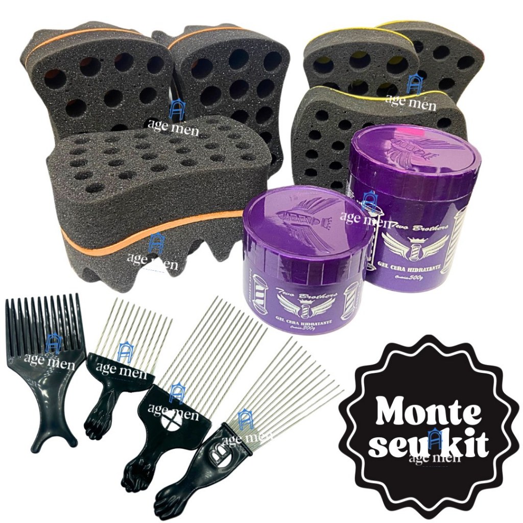 Kit Nudred Tradic. ou  Dupla + Gel 300g ou 500g Two Brothers + Pente Garfo