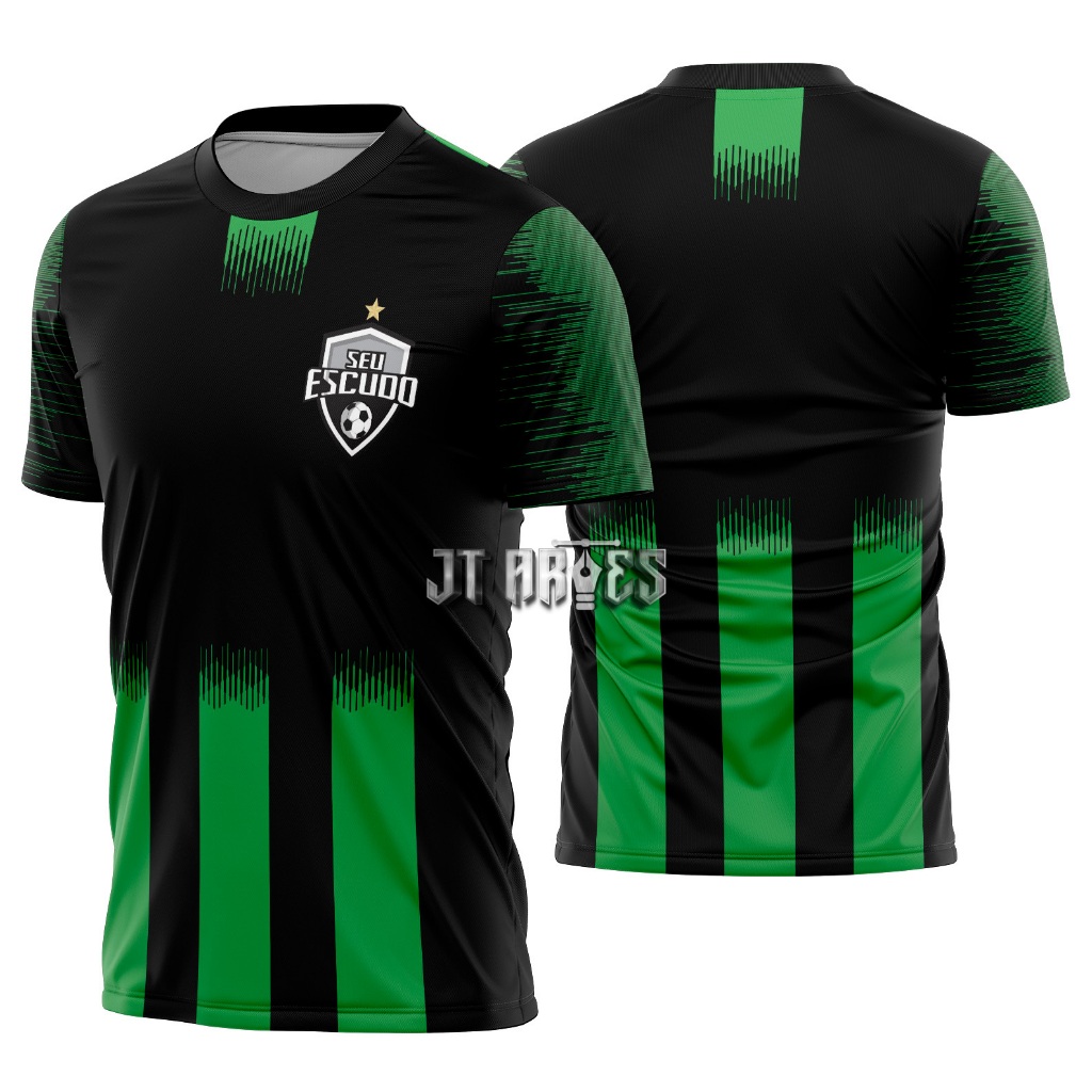 Camiseta camisa personalizada futebol amador/várzea/pelada com nome e número de jogador mod 236