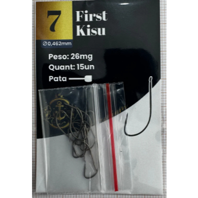 Anzol de Pesca First Kisu Premium - CHUMBADA OFICIAL