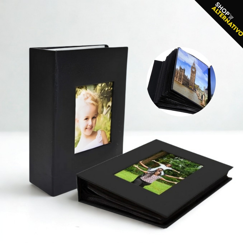 Álbum Fotografia Premium 10x15 Para Fotos Porta Retrato Fotográfico Na Capa