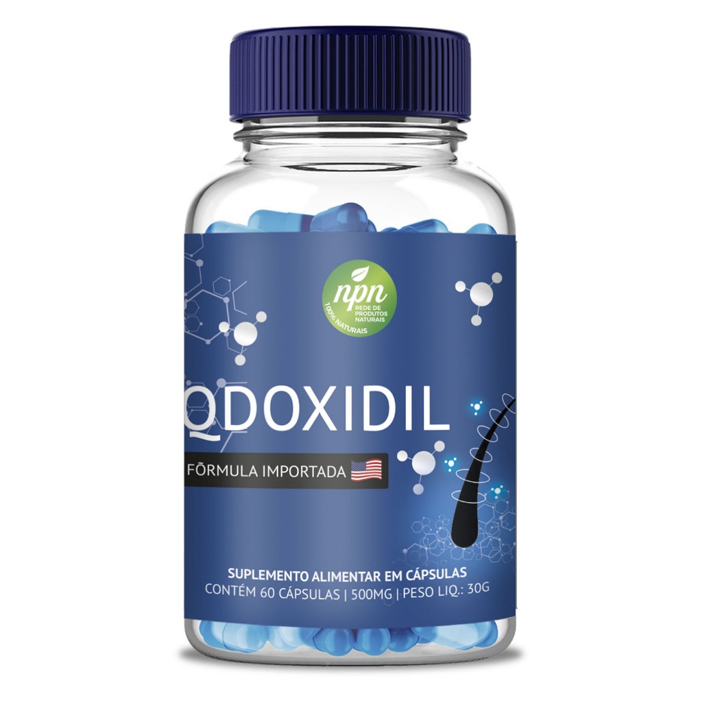 Qdoxidil Original 60 Cápsulas Envio Rápido - Loja Oficial em Oferta na Shopee