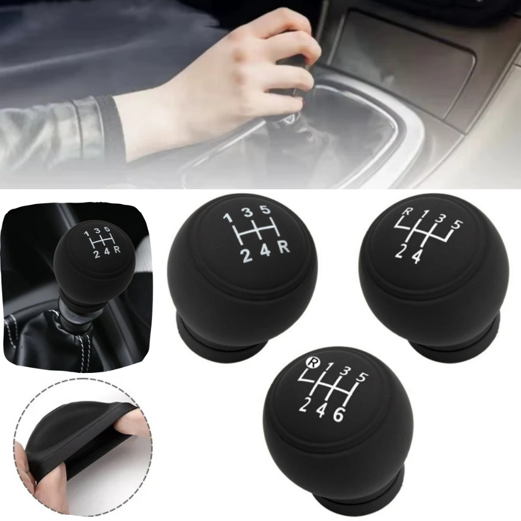 Capa Protetora Silicone Cambio Marcha Carro Freio de Mão Manopla Automotiva Acessórios Interior Veicular