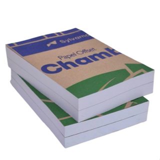 PAPEL CARTÃO 180g CHAM  A4  PACOTE COM 250 FOLHAS OFF-SET BRANCO em Oferta na Shopee