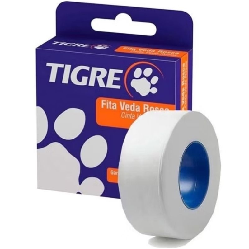 Fita Veda Rosca Teflon 18mm x 10, 25 e 50 metros Tigre - ESCOLHA A QUANTIDADE em Oferta na Shopee