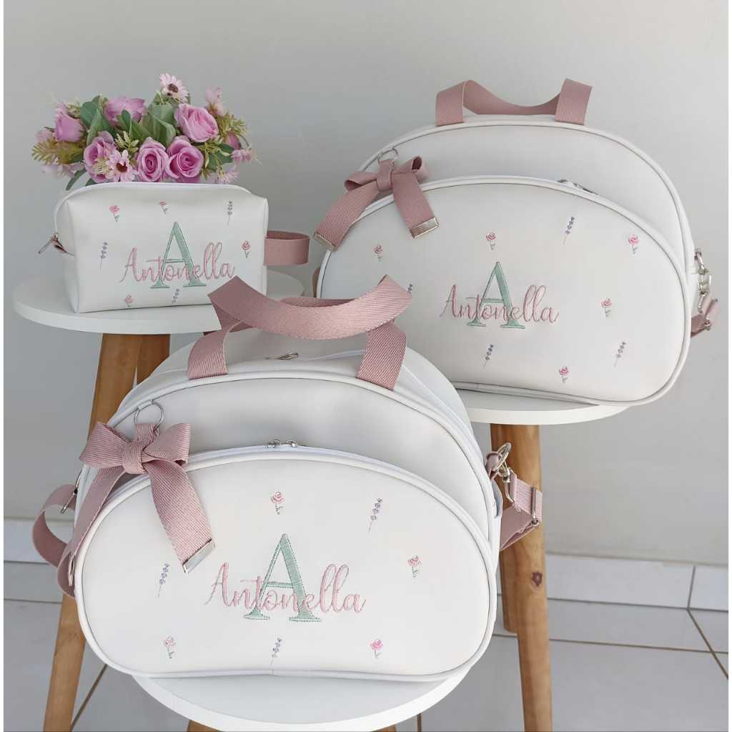 Bolsas Maternidade Personalizadas Floral