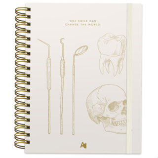 Caderno Reposicionável Cursos Dentes em Oferta na Shopee