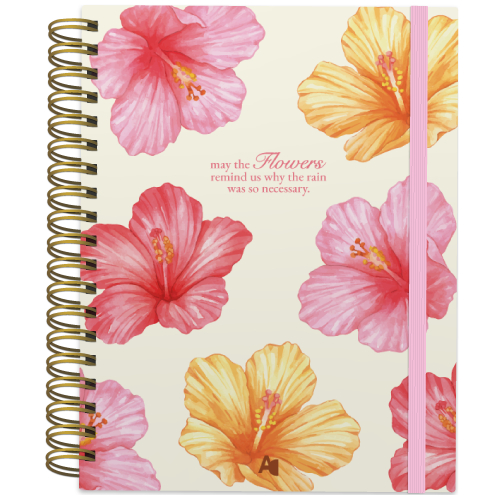 Caderno Reposicionável Hibisco AD Cadernos