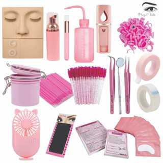 Kit Completo Iniciante Extensão De Cílios com rosto para treino em Oferta na Shopee