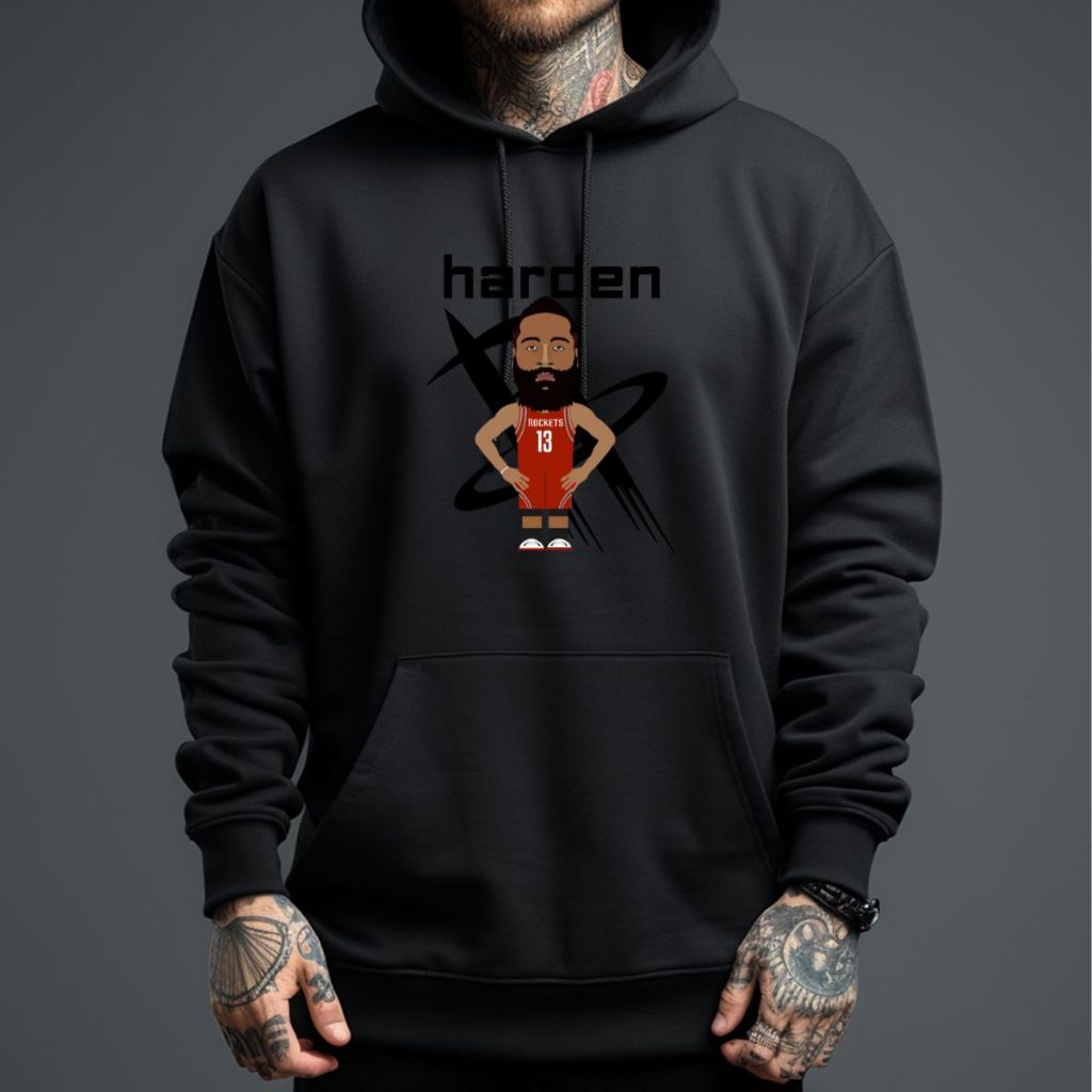 Moletom Canguru Lendas Harden e Curry Basquete Esporte Agasalho