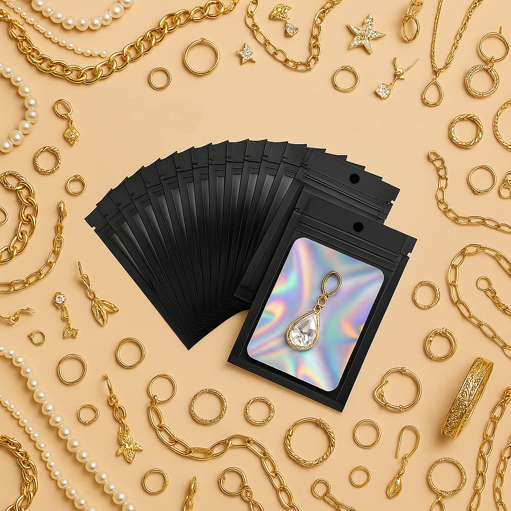 Saquinho Plastico Preto  Feicho Zip Com Furo  E Visor Transparente 10 X 15 -  100 Unidades