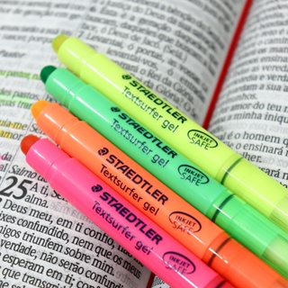Kit Marca-Texto (ideal p/ Bíblia e Vade Mecum) TextSurfer Gel Staedtler - Pct 4 UN em Oferta na Shopee