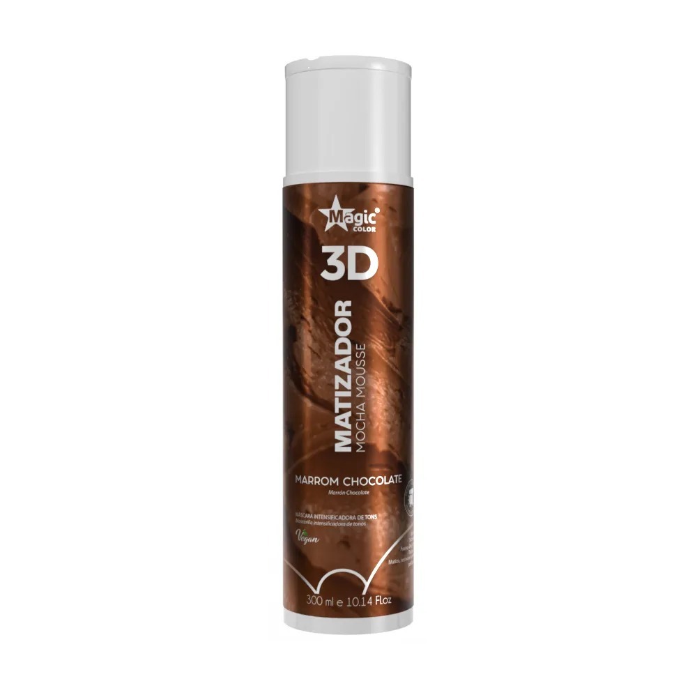 Matizador 3D Mocha Mousse - Marrom Chocolate 300ml