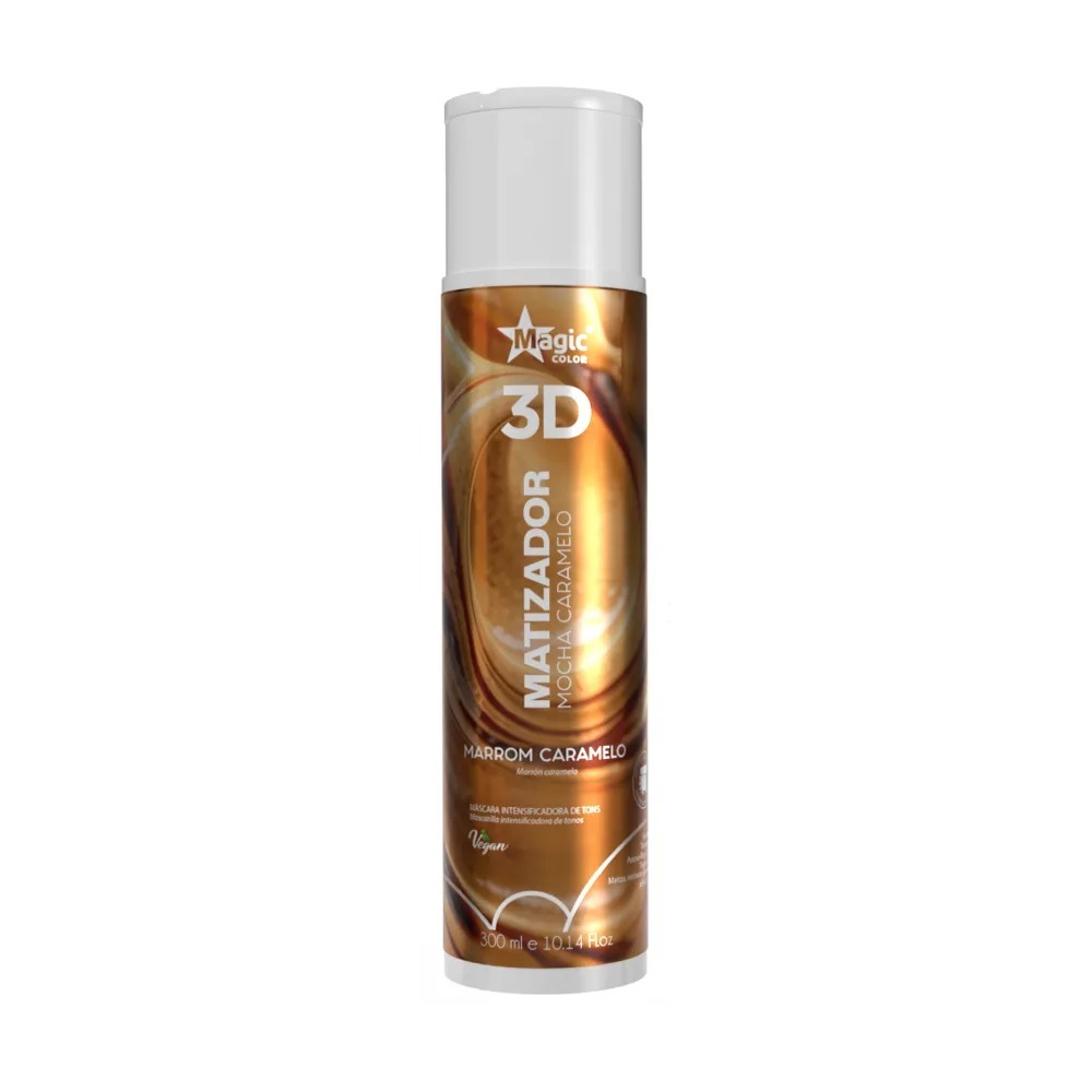 Matizador 3D Mocha Caramelo - Marrom Caramelo 300ml