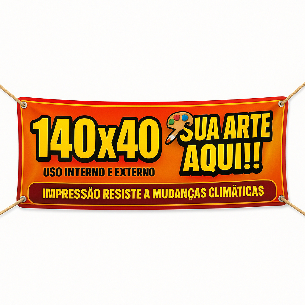 Faixa 140x40 Personalizada