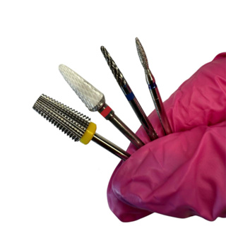 Kit 4 Brocas Tungstênio Cerâmica Diamantada Profissional Unha Gel Porcelana Nail Art em Oferta na Shopee